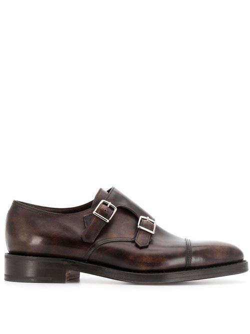 Monks con fibbia in pelle marrone JOHN LOBB | 228192L2Y